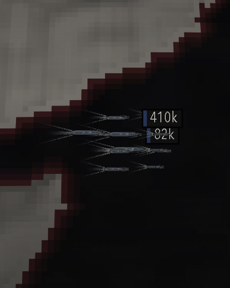 Warships sailing across the map in Frontline Conquest